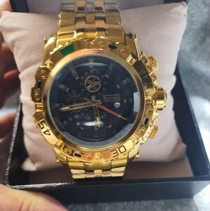 Temeite Mens Multi-Functional Chronograph Watch Waterproof Luminous Calendar NWT